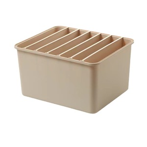Pants Storage Box Plastic Storage Container Home Closet Organizer Box Layered Wardrobe Clothes Jeans Shirt Organizer Drawer