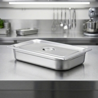 Liyunda – Bac Gastronorm GN 1/1-100 en acier inoxydable de haute qualité, style européen, pour traiteur et buffet de restaurant