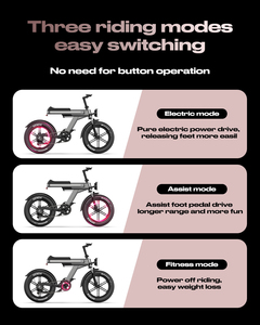 จักรยานไฟฟ้า <span class=keywords><strong>C9PRO</strong></span> สำหรับปั่นภูเขาและในเมือง แบตเตอรี่ลิเธียม มอเตอร์ไร้แปรงถ่าน ยางใหญ่ สำหรับผู้ใหญ่-JANSNO 48V โครงไทเทเนียม เกียร์คู่ 7 สปีด - Product Image 6