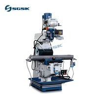Fraiseuse verticale SGSK, vitesse 45-1350 tr/min, charge de table 800 kg, capacité de perçage 20-45 mm pour un fraisage haute efficacité