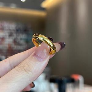 <span class=keywords><strong>Anillo</strong></span> de Pareja de <span class=keywords><strong>Oro</strong></span> <span class=keywords><strong>24K</strong></span> Au999 de 5mm, Perfecto para Aniversarios, Bodas y Regalos Románticos. Usando Tecnología de Fundición de <span class=keywords><strong>Oro</strong></span> de <span class=keywords><strong>24k</strong></span> sobre Plata - Product Image 1
