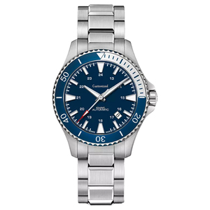 Reloj Automático con Fecha, Acero Inoxidable, Resistente al Agua 10ATM, para Hombre y Mujer - Product Image 1