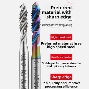 GULING SM3/32-56 Machine à tarauder et à coudre en spirale pour l'entretien <span class=keywords><strong>de</strong></span> la machine Fabriqué Taiwan SM9/32-28 <span class=keywords><strong>Taraud</strong></span> à filetage inclus - Product Image 4