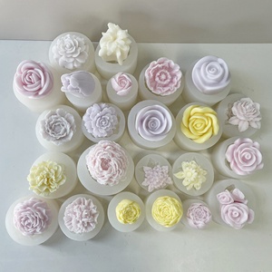 Flower Modeling Candle Silicone Mold Baking Decorative Plaster Decorative Ornaments Making Mould DIY Candle <b>Crafts</b> Making <b>Tools</b> - Product Image 1