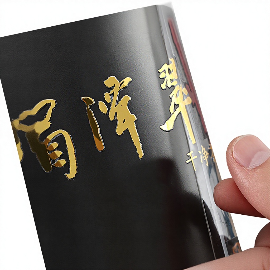 Custom Metal Golden Foil Nickel Transfer Stickers UV Vinyl LOGO Printing