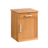 Bsks020 meubles de chambre médicale, Table de chevet de rangement d'hôpital en bois