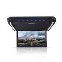 15.6 pouces universel voiture Flip dwon lecteur vidéo USB/SD voiture toit MP5 moniteur IPS écran télécommande