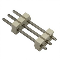 RealRun 단일 행 180도 직선 장착 1-40핀 헤더 커넥터 3.96mm 피치 금도금 검정색 7A 와이어 하우징