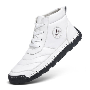 2025 New Men's Chelsea Boots Large Size High-Top Leather Shoes Hand-Stitched Casual Short Boots for Spring Summer - Product Image 6