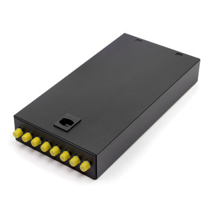Boîtier de raccordement optique mural ou de bureau <span class=keywords><strong>ST</strong></span> 8 ports 8 fibres pour câble de descente FTTH à charge complète - Product Image 1