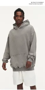 <span class=keywords><strong>Pakistan</strong></span> Maakte Hoge Kwaliteit Heren <span class=keywords><strong>Hoodies</strong></span> Custom Logo Winter Dragen Effen Patroon Gevoerde Hooded Sweatshirts Effen Geverfde Technieken - Product Image 2