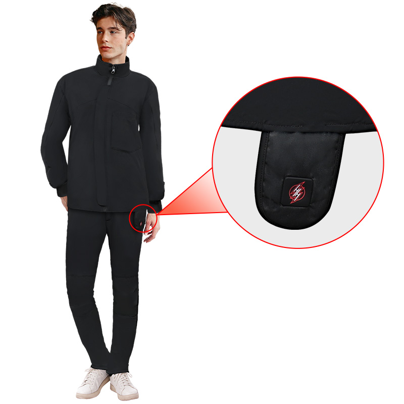Veste chauffante noire