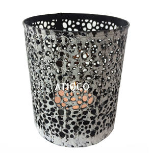 Bulk Quality White <b>Shade</b> Iron Votive Latest & Modern Design Metal <b>Candle</b> Holder Attractive <b>Candle</b> Stand Decor - Product Image 1