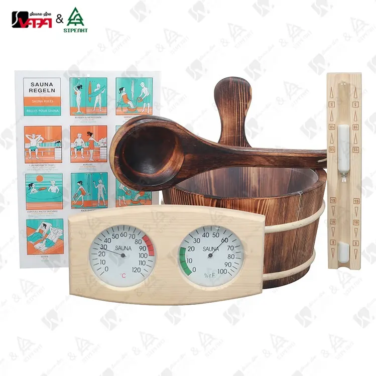 Vapasauna Direct manufacturer Sauna Wooden bucket set