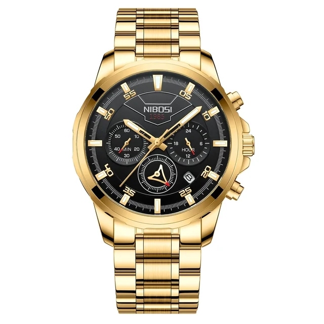 2536 Casual Classic New Arrival Stainless Steel Silicone Strap Hot Selling Low MOQ Men Quartz Movement Waterproof Watches