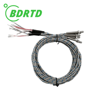 Thermocouple de haute précision K avec installation filetée, capteur de température blindé pour équipement de chauffage