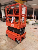 Mini Plataforma Elevadora de Tijera Móvil, Plataforma Hidráulica Eléctrica Portátil