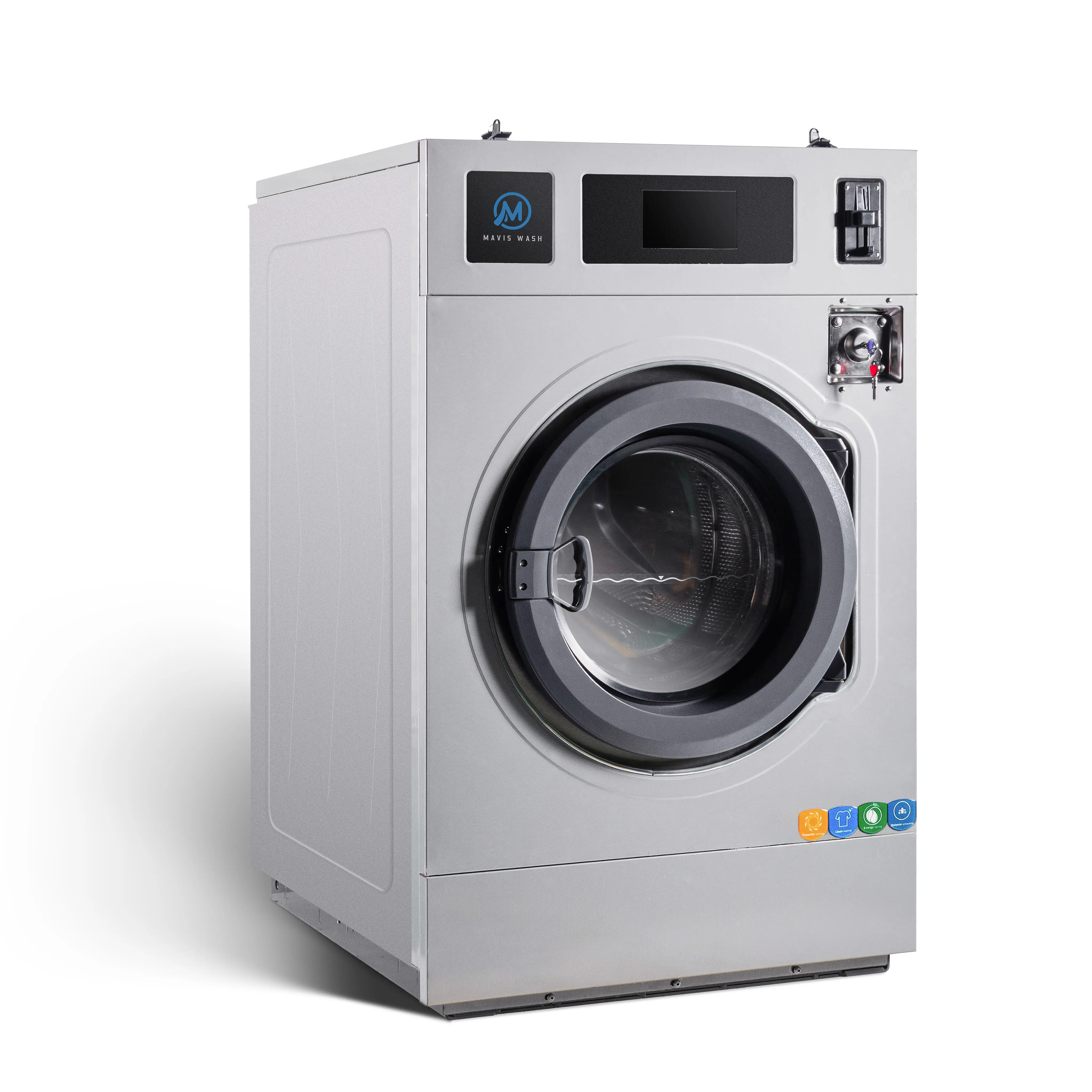 Ticari çamaşır yıkama ekipmanları 12 kg jetonla çalışan çamaşır makinesi