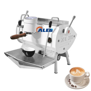 Máquina de Café Espresso Semiautomática Industrial y Comercial con Motor y Bomba de Acero Inoxidable 304 para Negocios - Product Image 3
