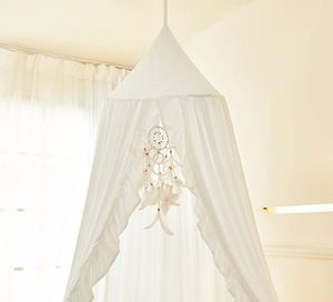 Tente de lit suspendue style princesse, en gaze décorative d'intérieur, tissu respirant, crée un espace privé douillet pour les enfants - Product Image 3