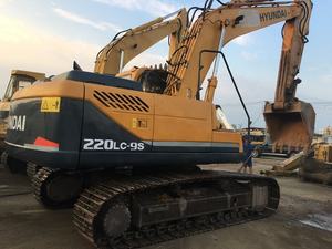 รถขุดไฮดรอลิกมือสองยี่ห้อฮุนได รุ่น 220lc 210 240 260 แบบตีนตะขาบ สำหรับขาย - Product Image 5