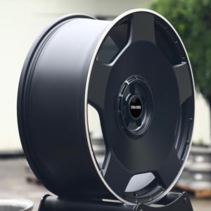 Rines Forjados TITAN FORCE 19x8.5 19x9.5 5x112 5x130 en Negro Mate para <span class=keywords><strong>Mercedes</strong></span> Benz C63S W205 W211 W213 W221 W447 <span class=keywords><strong>Maybach</strong></span> - Product Image 4