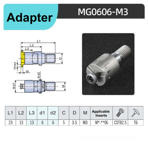 Porte-lame remplaçable personnalisé, <span class=keywords><strong>fraise</strong></span> <span class=keywords><strong>à</strong></span> trois côtés, <span class=keywords><strong>fraise</strong></span> <span class=keywords><strong>à</strong></span> rainures en T MG1006 1206, arbre de <span class=keywords><strong>fraise</strong></span> avec fraises <span class=keywords><strong>à</strong></span> bout latéral - Product Image 6