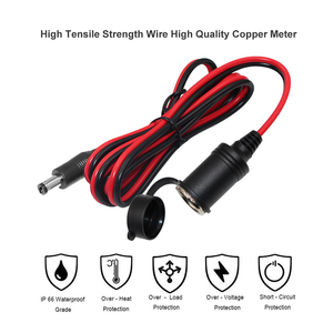 Convertisseur AC/DC 12-24V 10A, allume-cigare de voiture femelle vers câble d'alimentation Type-C - Product Image 6