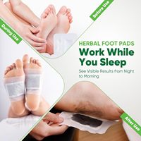 Patchs Détoxifiants pour les Pieds aux Herbes Chinoises en Gros, Certifiés CE, Vente Chaude, Qualité Médicale, Herbes Naturelles, Nettoyage en Profondeur, Direct Usine