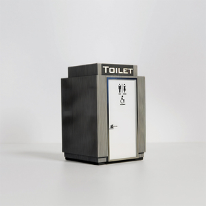 Toilettes portables modernes accessibles aux fauteuils roulants pour parcs et événements - Sanitaires modulaires durables - Product Image 1