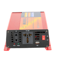 Convertisseur d'onduleur de puissance à onde sinusoïdale modifiée USB 500 watts 1000 watts DC 12V 24V AC 110V 220V 230V 500W 1000W 1500W