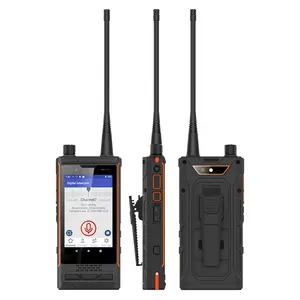 Rugged 4G Walkie Talkie UNIWA P4 Dual UHF DMR Analog Modes IP68 Real PTT/Zello 13MP Camera NFC Professional Outdoor Smartphone