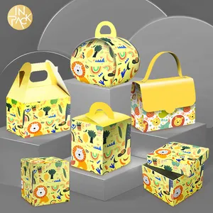 IN PACK Luxus Guter Preis Weißer Karton Neugeborenes Modernes Neuartiges Design Baby Geschenk box Für Baby Geschenk