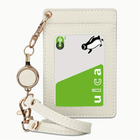 Porte-badge d'identification rétractable en gros avec cordon et clip, étui pour cartes d'identité pour adolescents ou employés de bureau