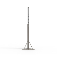 Pied de table moderne en acier doré monobloc avec pince pour table basse, meuble d'appoint et base pour usage scolaire