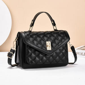 20256Fashionable Casual Crossbody Quilted Shoulder Bag Durable Zip Closure PU Lining Handheld <b>Small</b> Luxury Bag Two Sac Tendance - Product Image 4