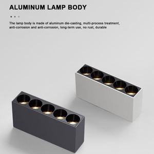 Meilleure vente <span class=keywords><strong>pas</strong></span> <span class=keywords><strong>cher</strong></span> Métal Linéaire Bande 10W Led Plafond Sans Garniture Encastré Grill Spot Lumière Led Spot - Product Image 2