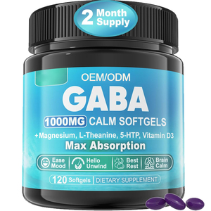 Cápsulas Blandas de GABA OEM/ODM que Protegen las Células Nerviosas, Regulan el Sistema Nervioso y Apoyan la Salud de la Presión Arterial - Product Image 1
