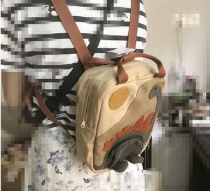 En gros <span class=keywords><strong>brodé</strong></span> animaux crochet cheveux broderie de bande dessinée toile <span class=keywords><strong>maternelle</strong></span> enfants sac à dos - Product Image 5