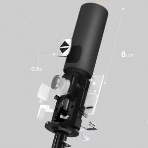 Parapluie de protection UV entièrement automatique à double armature, 24 baleines, revêtement noir, nouveauté, pare-soleil pour hommes et femmes, cadeau - Product Image 4