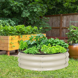 Offre Spéciale : Kit de Jardinière Surélevée Carrée Galvanisée de 8 Pouces, en Métal, pour Fleurs et Légumes - Product Image 5