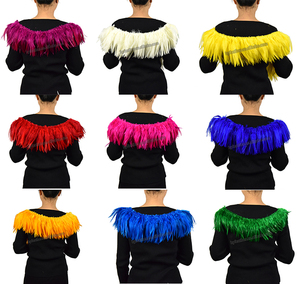 Selle teintée Hackle Poulet <span class=keywords><strong>Coq</strong></span> <span class=keywords><strong>Plume</strong></span> <span class=keywords><strong>pour</strong></span> Artisanat DIY Fly Tying Chapellerie Carnaval <span class=keywords><strong>Cheveux</strong></span> Boucle D'oreille Accessoire Fête Décor À La Maison - Product Image 2