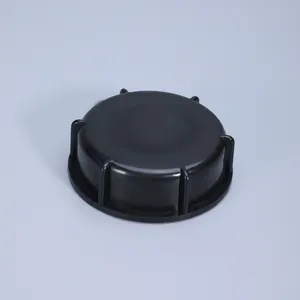 3 Inch Plastic Butterfly Valve Cover IBC Ton Drum Sealing Lid Bucket Black Blind Caps