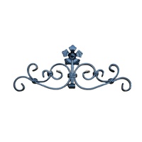 Derniers modèles de portails principaux, panneaux de clôture décoratifs, rosettes en fer forgé ornementales