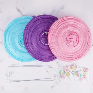 Vente flash <span class=keywords><strong>2024</strong></span> - Lanternes en papier à thème méduse - Décorations de fête DIY - Petites décorations de fête - Product Image 4