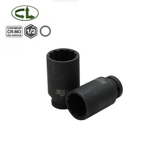 1/2in प्रभाव ड्राइव लुग नट सॉकेट सेट 5 पीसी रिंच क्रोम वानेडियम स्टील उपकरण स्वचालित मरम्मत कस्टम ओएम समर्थन के लिए सेट - Product Image 4