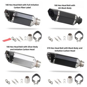 Tubo de Escape Hexagonal Pequeño de Cola Redonda, Apto para Ninja 400, Race 600, R3, Accesorio de Modificación de Silenciador - Product Image 3