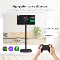 21.5 24 27 32 pouces HD Android écran LCD tactile interactif avec support de batterie 5H ou 9H TV portable intelligente sans fil