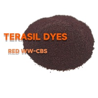 Colorants TERASIL - TERASIL RED WW-CBS - Colorant dispersé utilisé pour la teinture des tissus en polyester - Colorant textile - Colorant à haute résistance
