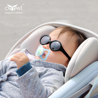 Lunettes de soleil pour enfants CPC Infant Baby de haute qualité pour enfants pour 0-1 ans Silicone souple UV400 de petite taille avec lentille polarisée rouge